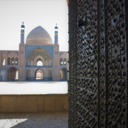 La porte de la mosquée